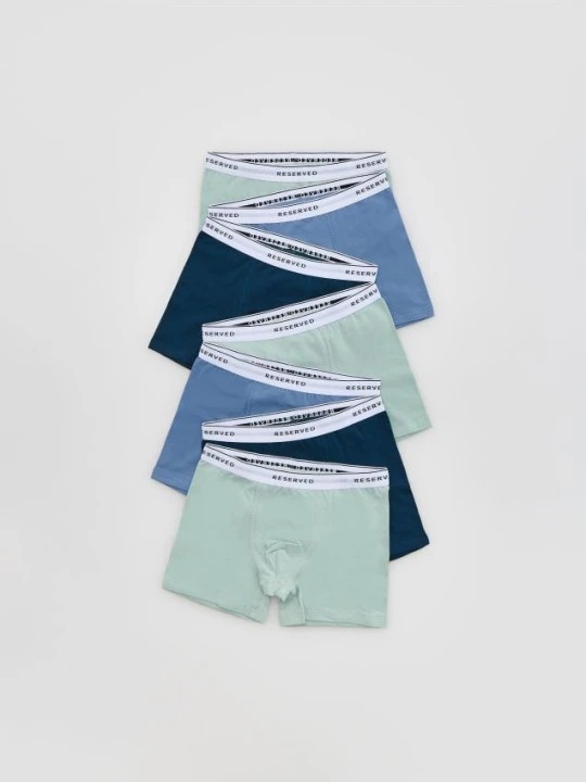 Foto del prodotto Reserved - Boxer in cotone confezione da 7 - verde menta