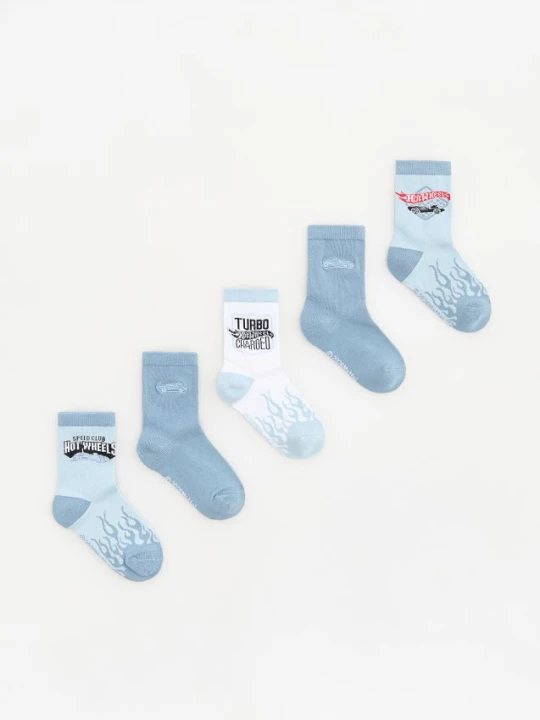 Foto del prodotto Reserved - Calze Hot Wheels 5 pack - azzurro