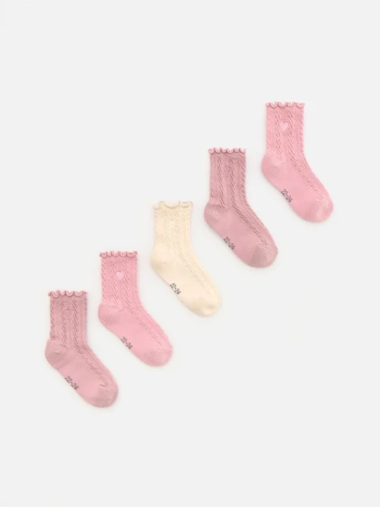 Foto del prodotto Reserved - Calzini 5 pack - rosa cipria