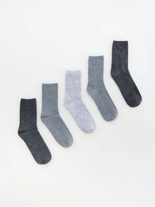 Foto del prodotto Reserved - Calzini con lana 5 pack - grigio scuro