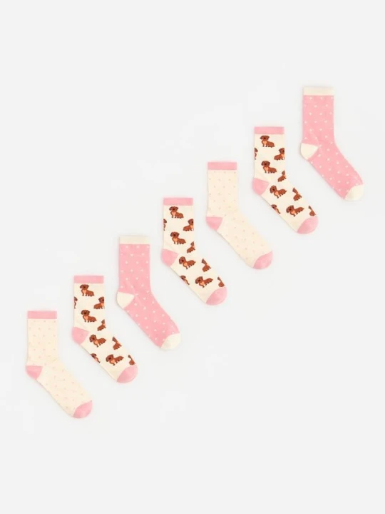 Foto del prodotto Reserved - Calzini in cotone 7 pack - multicolore