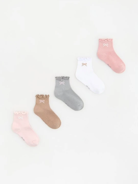 Foto del prodotto Reserved - Calzini ricamati 5 pack - multicolore