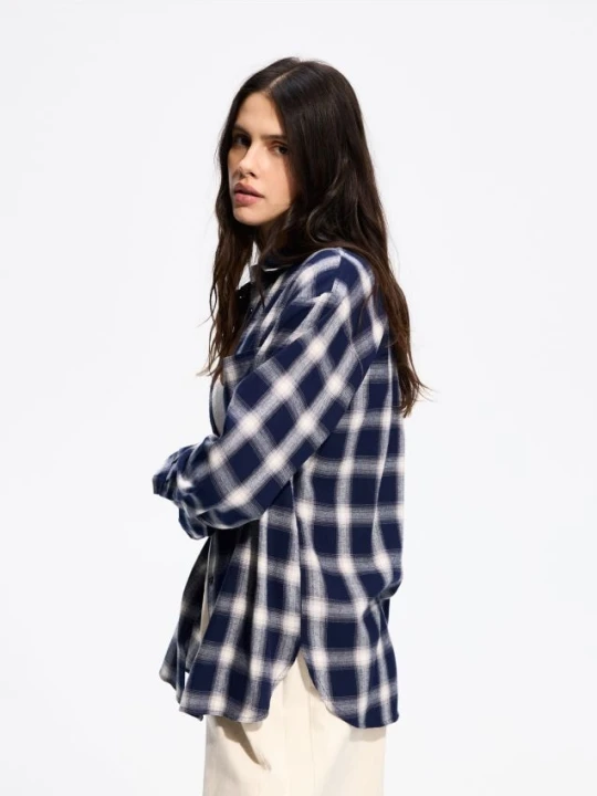 Foto del prodotto Reserved - Camicia a quadri - blu scuro