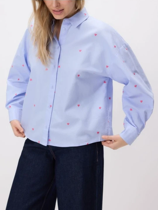 Foto del prodotto Reserved - Camicia con cuori - azzurro