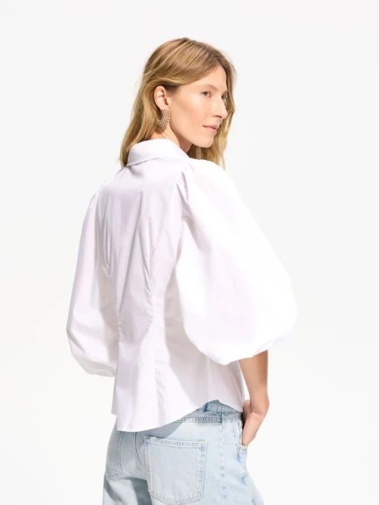 Foto del prodotto Reserved - Camicia con maniche a palloncino - bianco