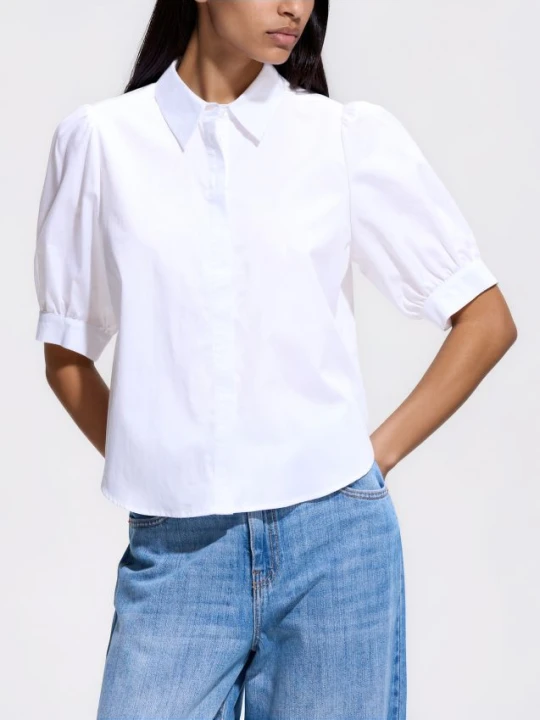 Foto del prodotto Reserved - Camicia con maniche a palloncino - bianco