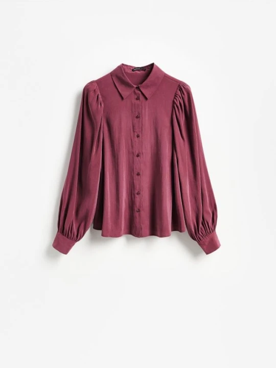Foto del prodotto Reserved - Camicia con modale - bordeaux