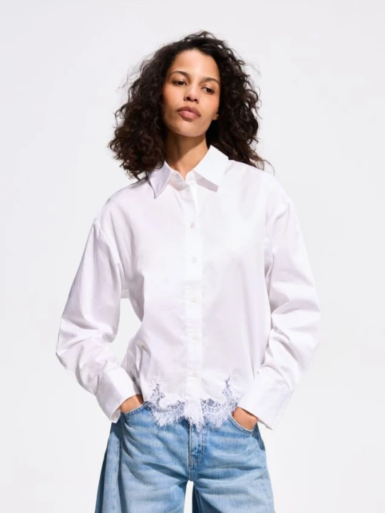 Foto del prodotto Reserved - Camicia con pizzo - bianco