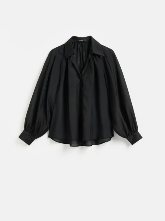Foto del prodotto Reserved - Camicia con scollo a V - nero