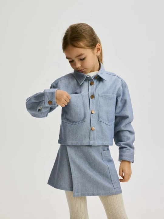 Foto del prodotto Reserved - Camicia corta con colletto - blu