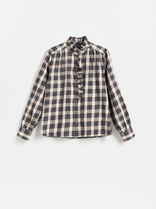 Foto del prodotto Reserved - Camicia di cotone a quadri - multicolore