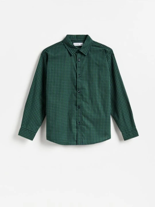 Foto del prodotto Reserved - Camicia di cotone a quadri - verde