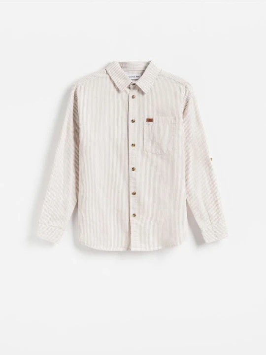 Foto del prodotto Reserved - Camicia in cotone a righe - beige