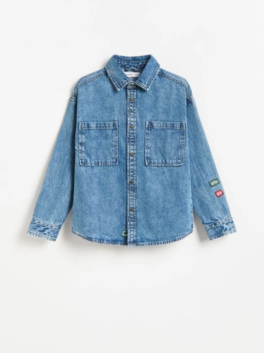 Foto del prodotto Reserved - Camicia in denim - blu scuro