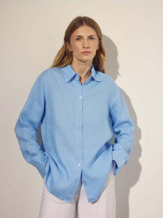 Foto del prodotto Reserved - Camicia in lino - azzurro