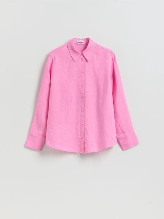 Foto del prodotto Reserved - Camicia in lino - rosa