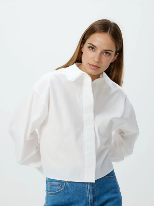 Foto del prodotto Reserved - Camicia in misto cotone - bianco