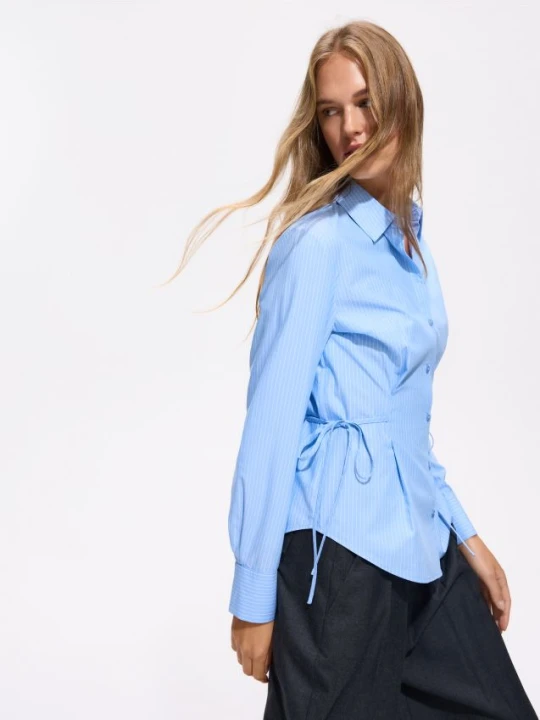 Foto del prodotto Reserved - Camicia in misto lyocell - azzurro