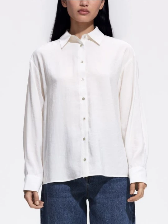 Foto del prodotto Reserved - Camicia in misto viscosa - panna