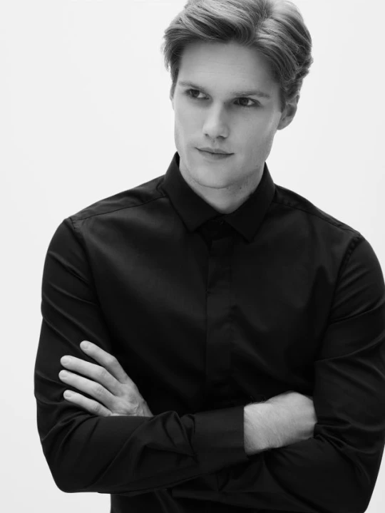 Foto del prodotto Reserved - Camicia semplice super slim fit - nero