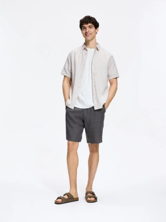 Foto del prodotto Reserved - Camicia strutturata regular fit - beige