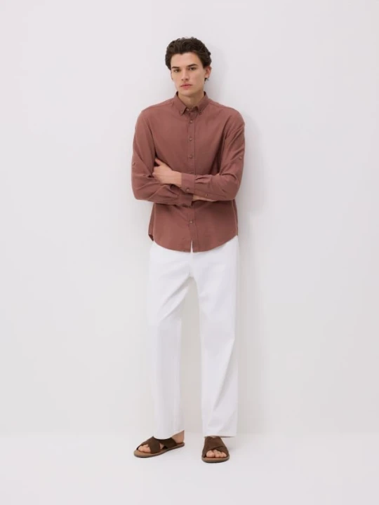 Foto del prodotto Reserved - Camicia strutturata regular fit - orchidea
