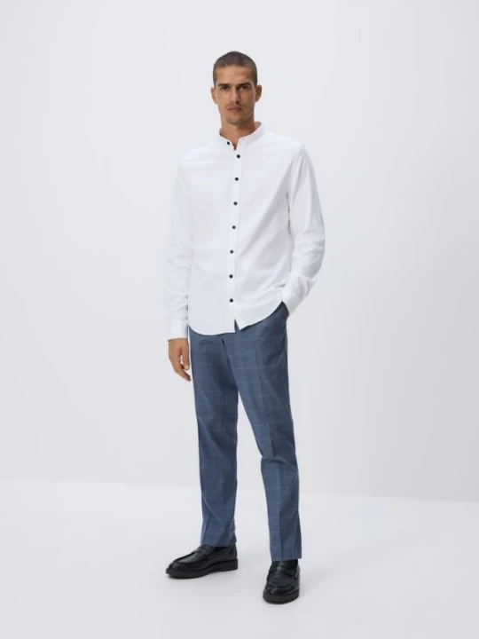 Foto del prodotto Reserved - Camicia super slim in cotone egiziano - bianco
