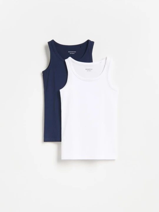 Foto del prodotto Reserved - Canottiera in cotone 2 pack - bianco