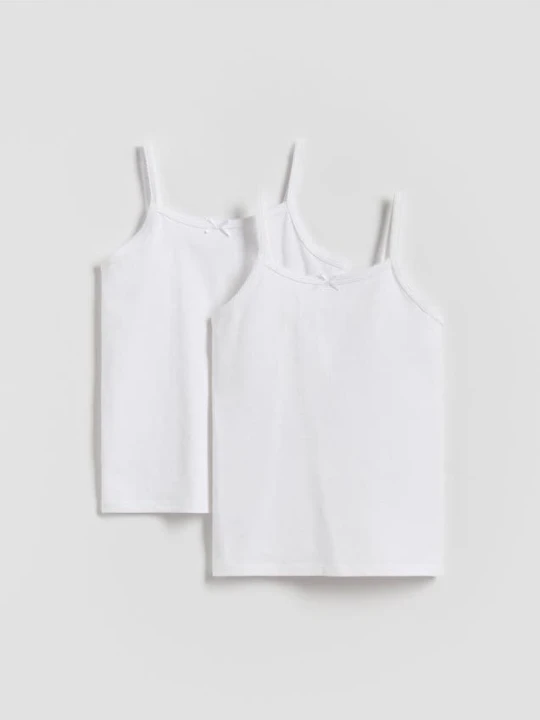 Foto del prodotto Reserved - Canottiera in cotone 2 pack - bianco