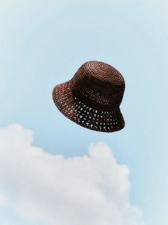 Foto del prodotto Reserved - Cappello bucket in rafia - marrone