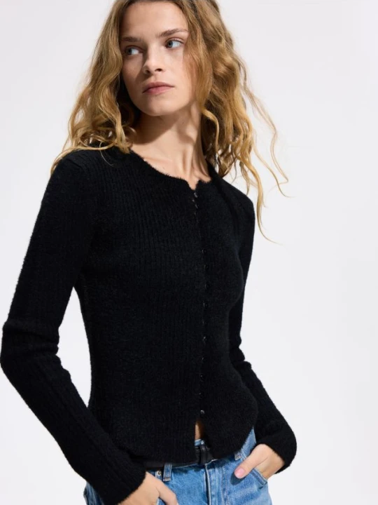 Foto del prodotto Reserved - Cardigan a righe - nero