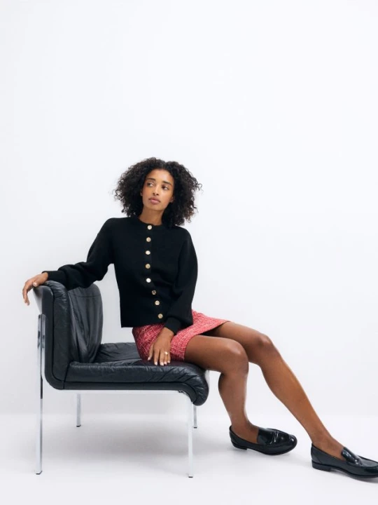 Foto del prodotto Reserved - Cardigan con bottoni decorativi - nero