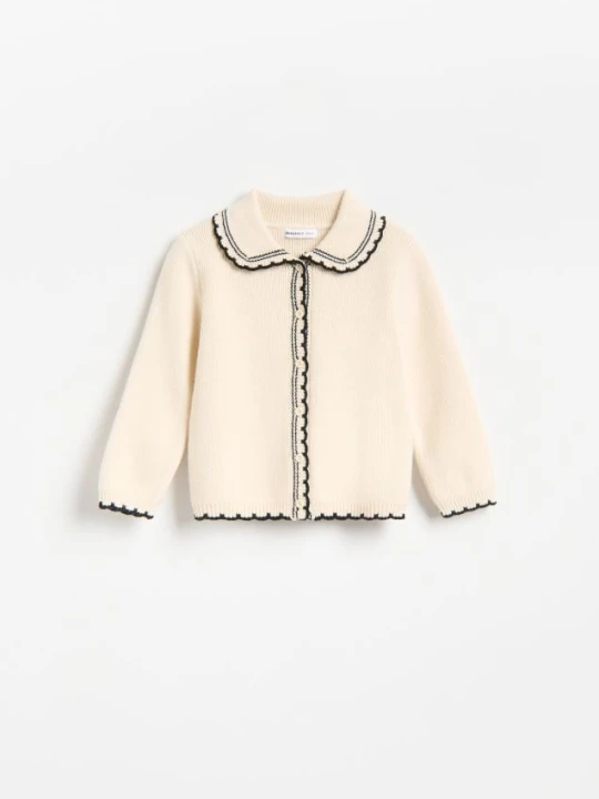 Foto del prodotto Reserved - Cardigan con colletto - nude