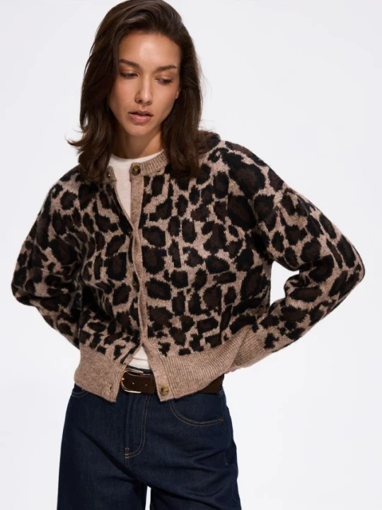 Foto del prodotto Reserved - Cardigan con fantasia animalier - multicolore