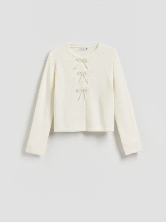 Foto del prodotto Reserved - Cardigan con fiocchi - nude