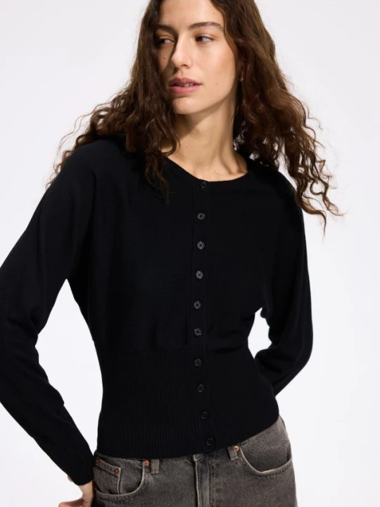Foto del prodotto Reserved - Cardigan con maniche a kimono - nero