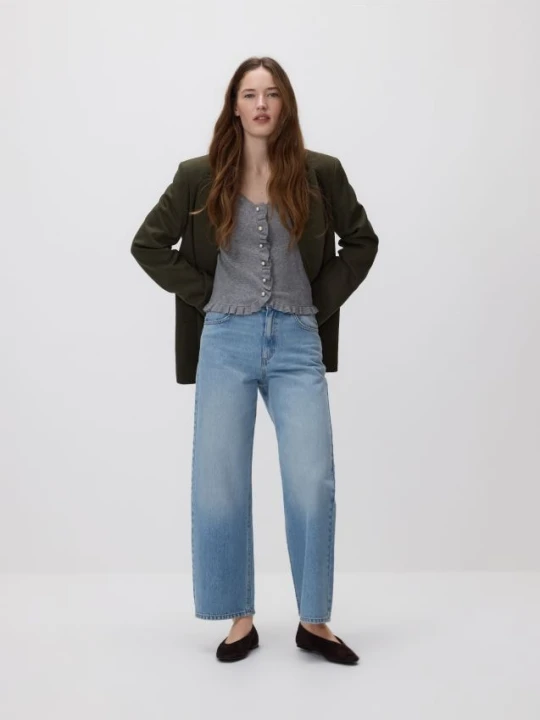 Foto del prodotto Reserved - Cardigan con viscosa - grigio medio