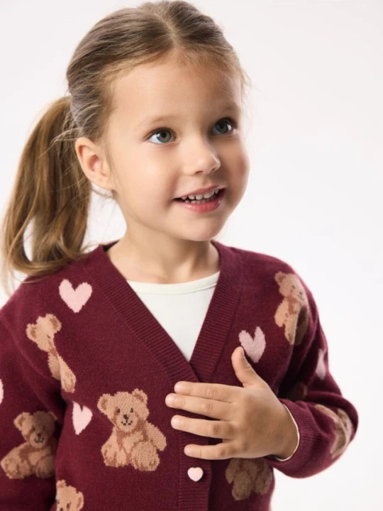 Foto del prodotto Reserved - Cardigan con viscosa - marrone scuro
