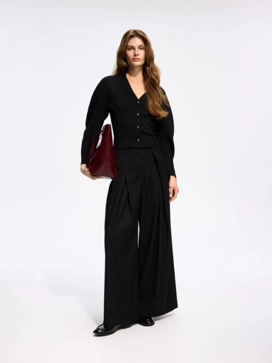 Foto del prodotto Reserved - Cardigan con viscosa - nero