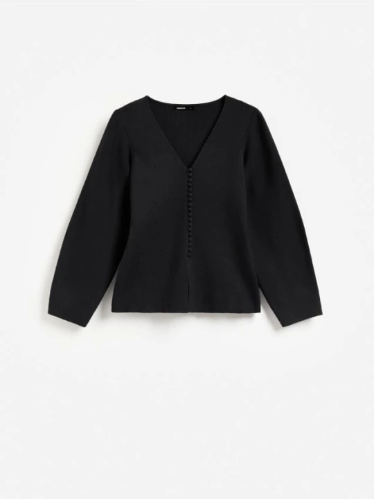 Foto del prodotto Reserved - Cardigan con viscosa - nero
