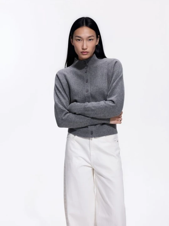 Foto del prodotto Reserved - Cardigan in misto cotone - grigio medio