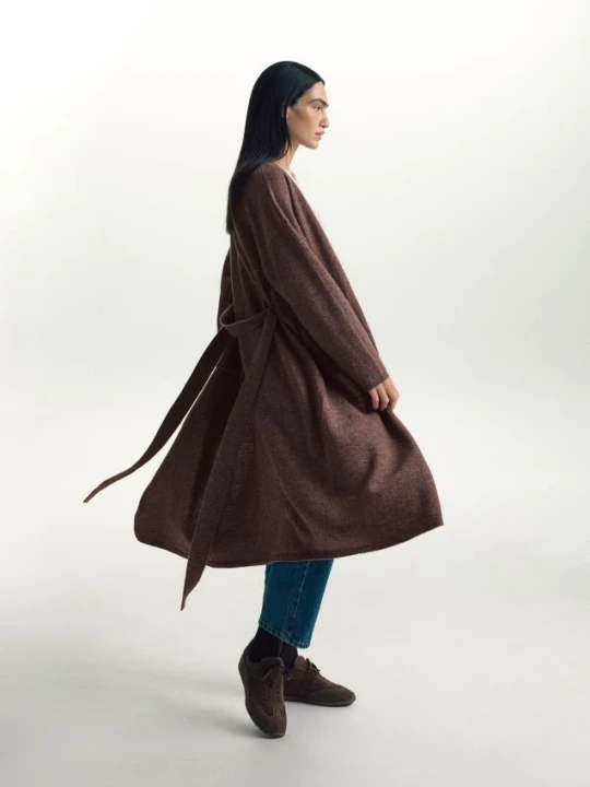 Foto del prodotto Reserved - Cardigan in misto lana - marrone scuro