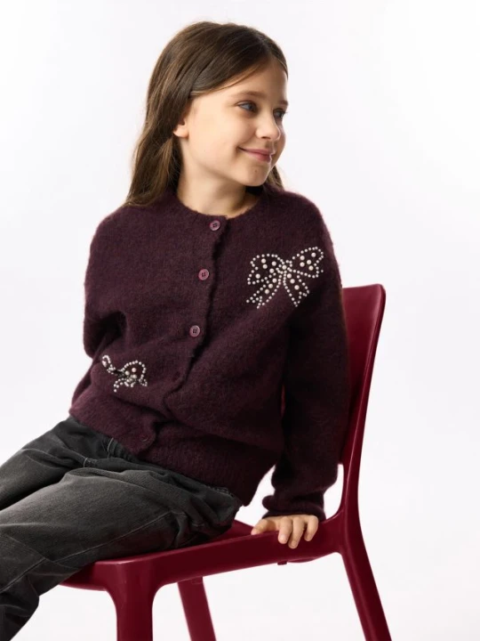 Foto del prodotto Reserved - Cardigan in misto lana - mogano