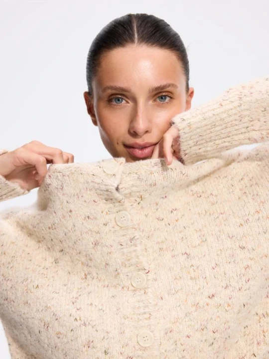 Foto del prodotto Reserved - Cardigan in misto lana - nude