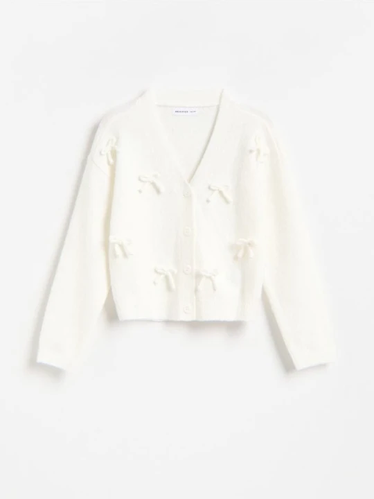 Foto del prodotto Reserved - Cardigan in misto lana - panna