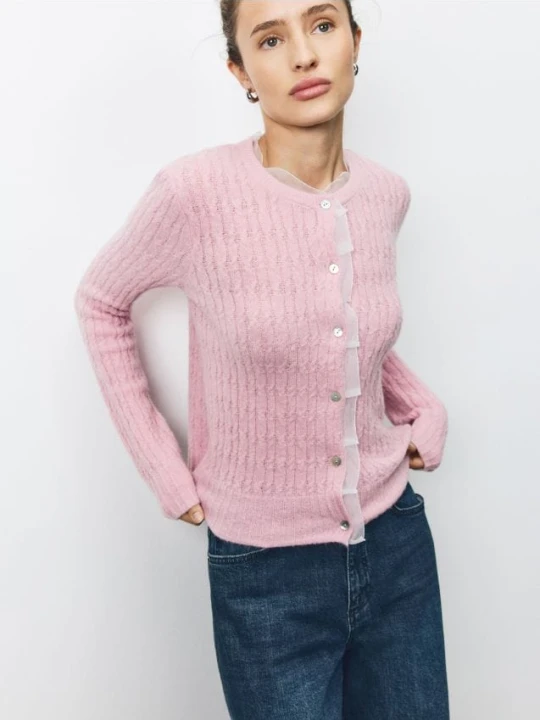 Foto del prodotto Reserved - Cardigan in misto lana - rosa