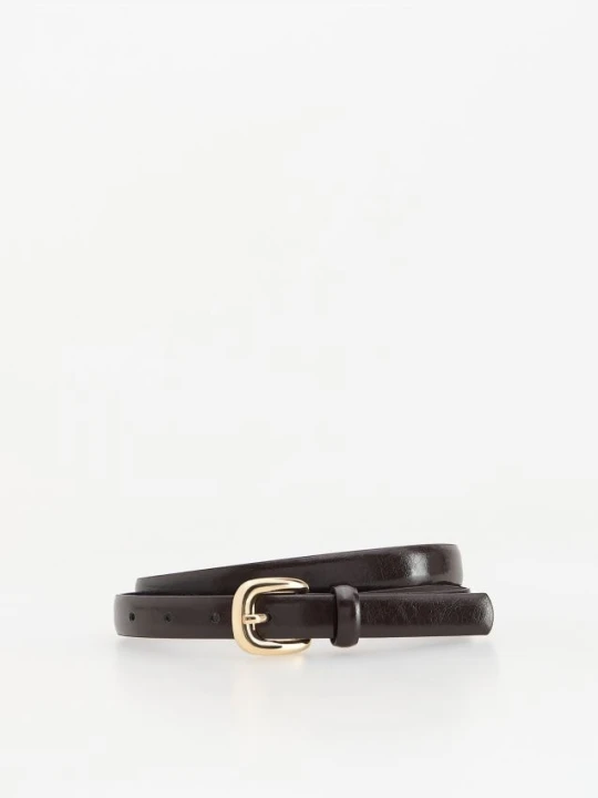Foto del prodotto Reserved - Cintura sottile con fibbia - marrone scuro