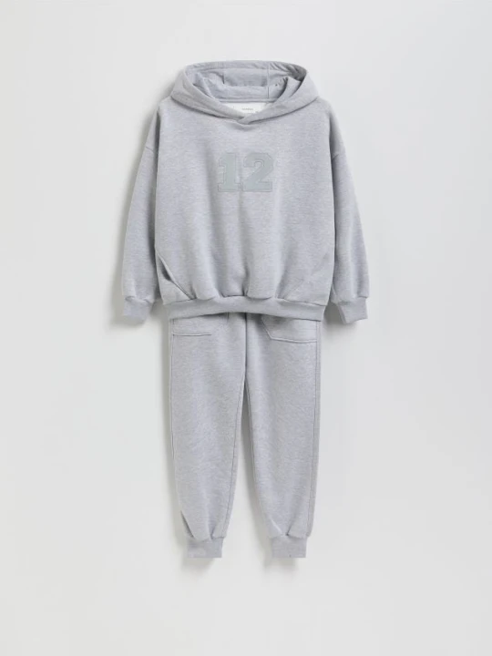 Foto del prodotto Reserved - Completo in maglia in misto cotone - grigio chiaro
