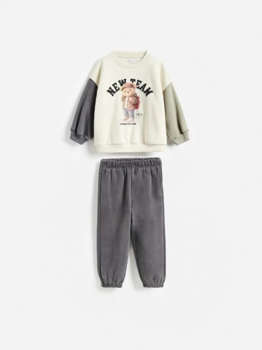 Foto del prodotto Reserved - Completo in maglia in misto cotone - nude