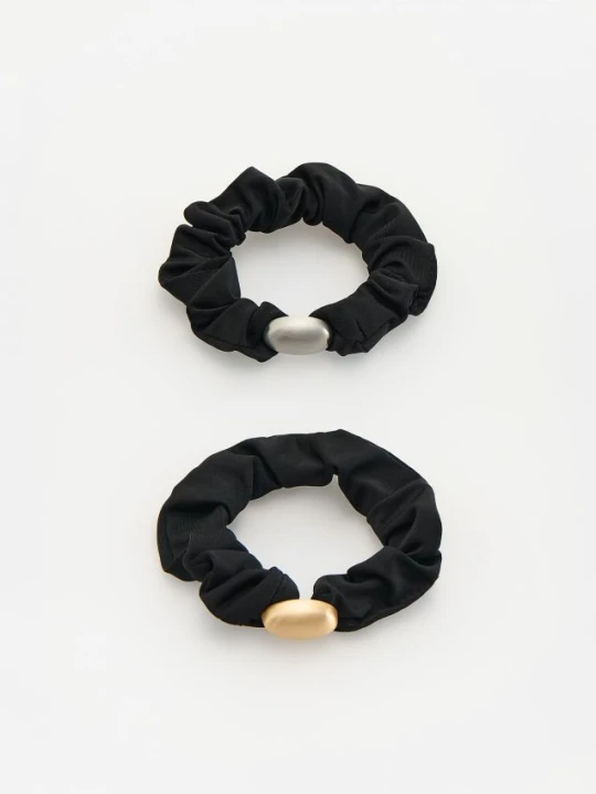 Foto del prodotto Reserved - Confezione da 2 elastici per capelli - nero